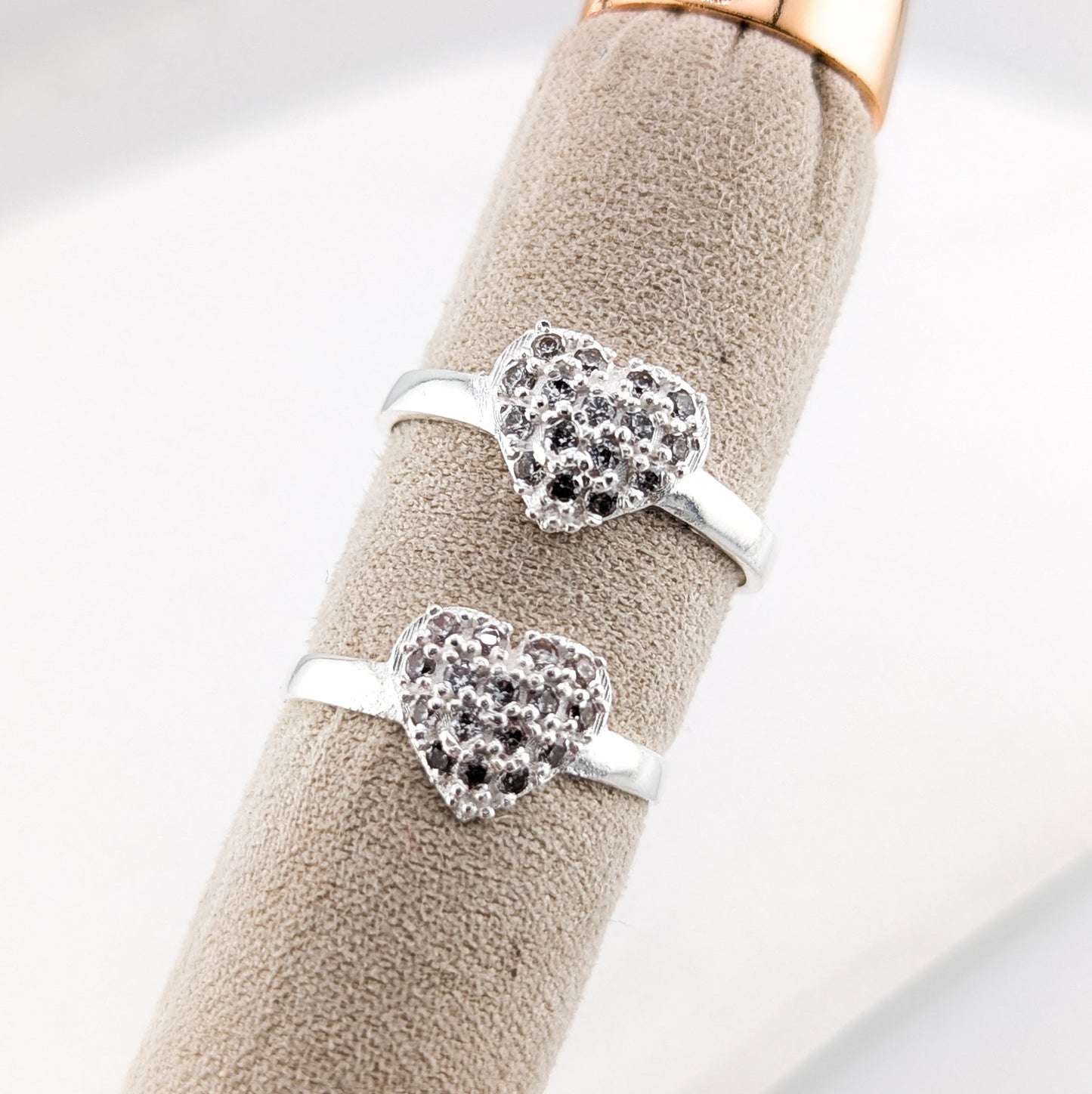 Anillo Corazón Radiante