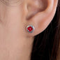 Arete flor en moneda