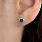 Arete flor en moneda