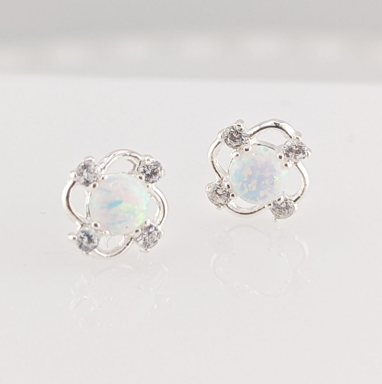 Aretes Opaline